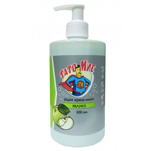 Рідке крем-мило Яблуко Тато Миє 500 мл